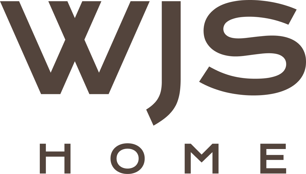 WJS Home vertical logo, walnut
